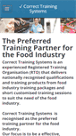 Mobile Screenshot of correcttraining.com.au